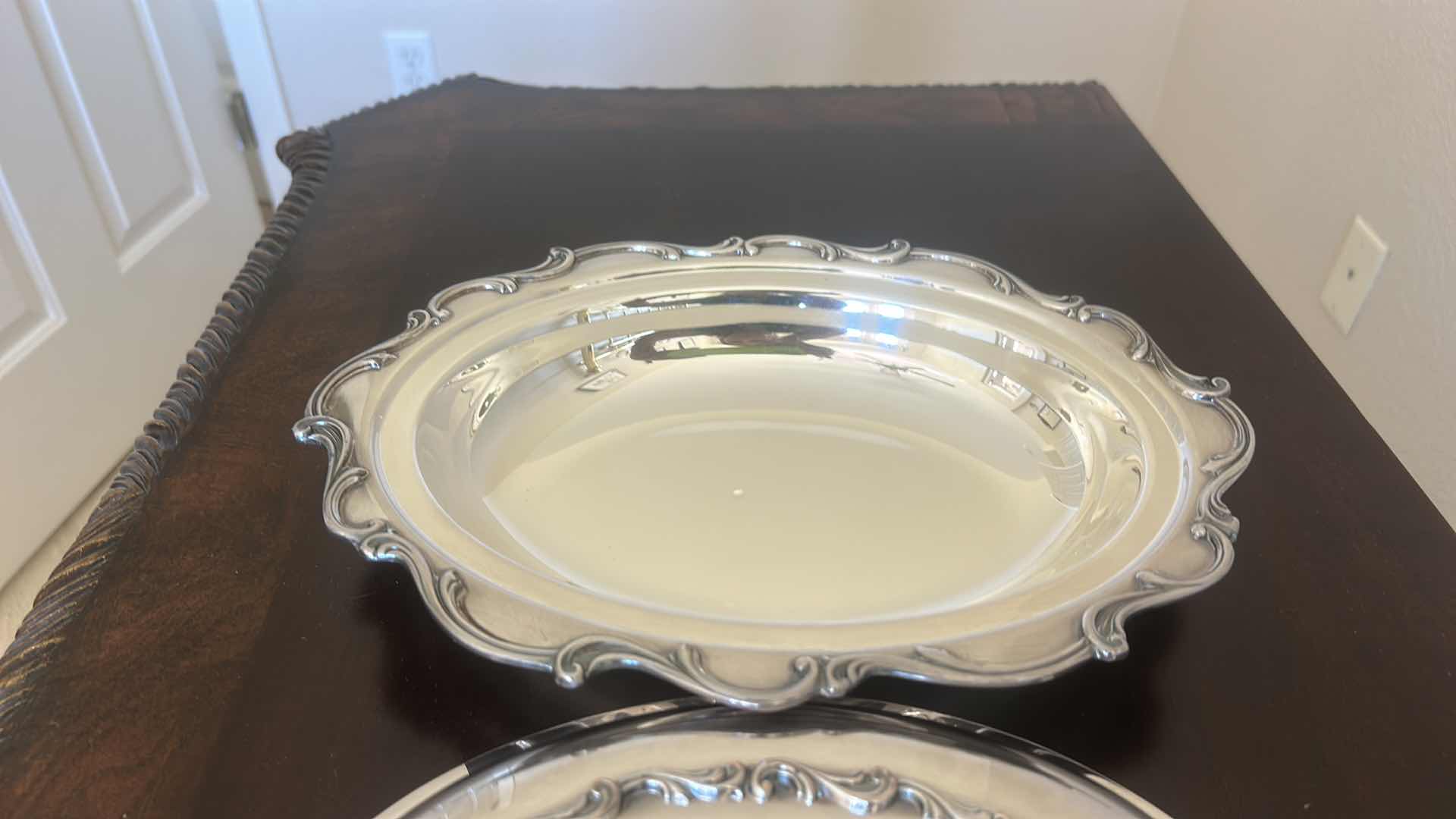 Photo 1 of INTERNATIONAL SILVER COMPANY SILVER PLATED SERVING DISH WITH LID 12” x H9 1/2”