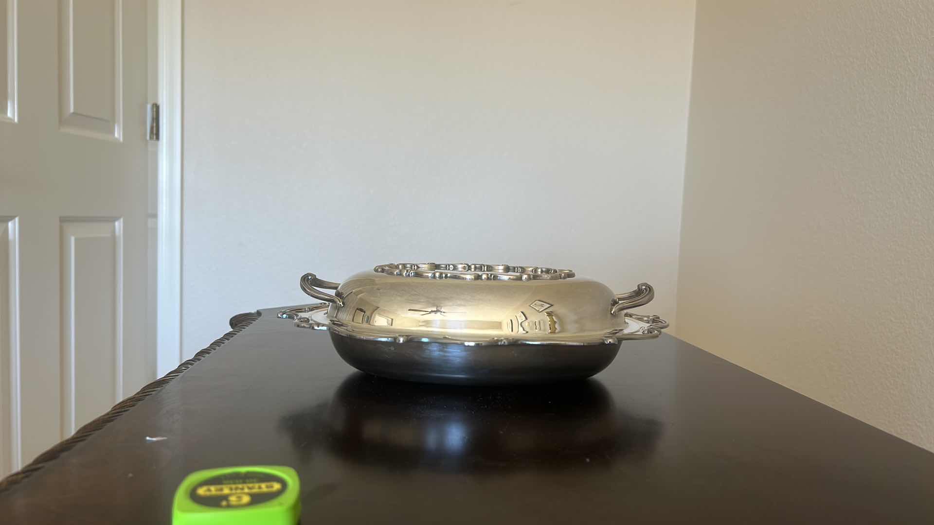 Photo 1 of INTERNATIONAL SILVER COMPANY SILVER PLATED SERVING DISH WITH LID 12” x H9 1/2”