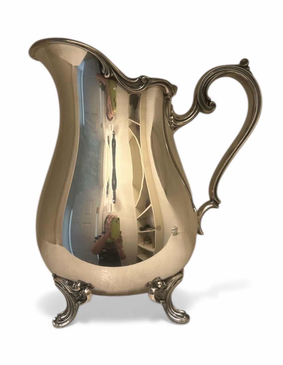 Photo 1 of WEBSTER AND WILCOX INTERNATIONAL SILVER COMPANY SILVER PLATED WATER PITCHER H9”