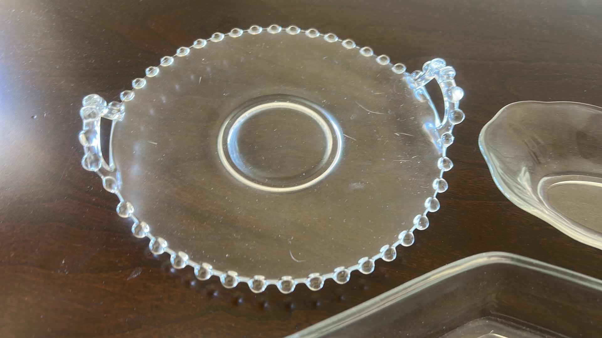 Photo 1 of 3 VINTAGE GLASS PIECES (LONGEST 13.5”)