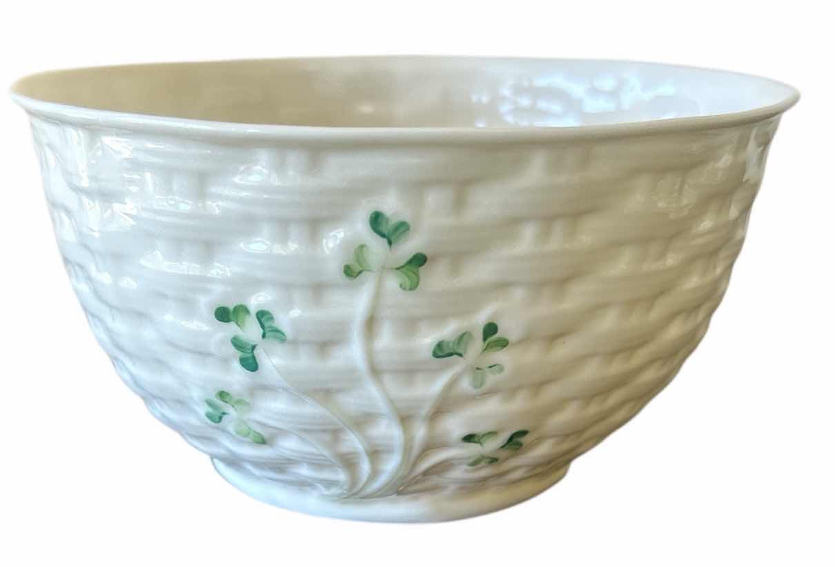 Photo 1 of BELEEK PORCELAIN BOWL  5.25” X H3”