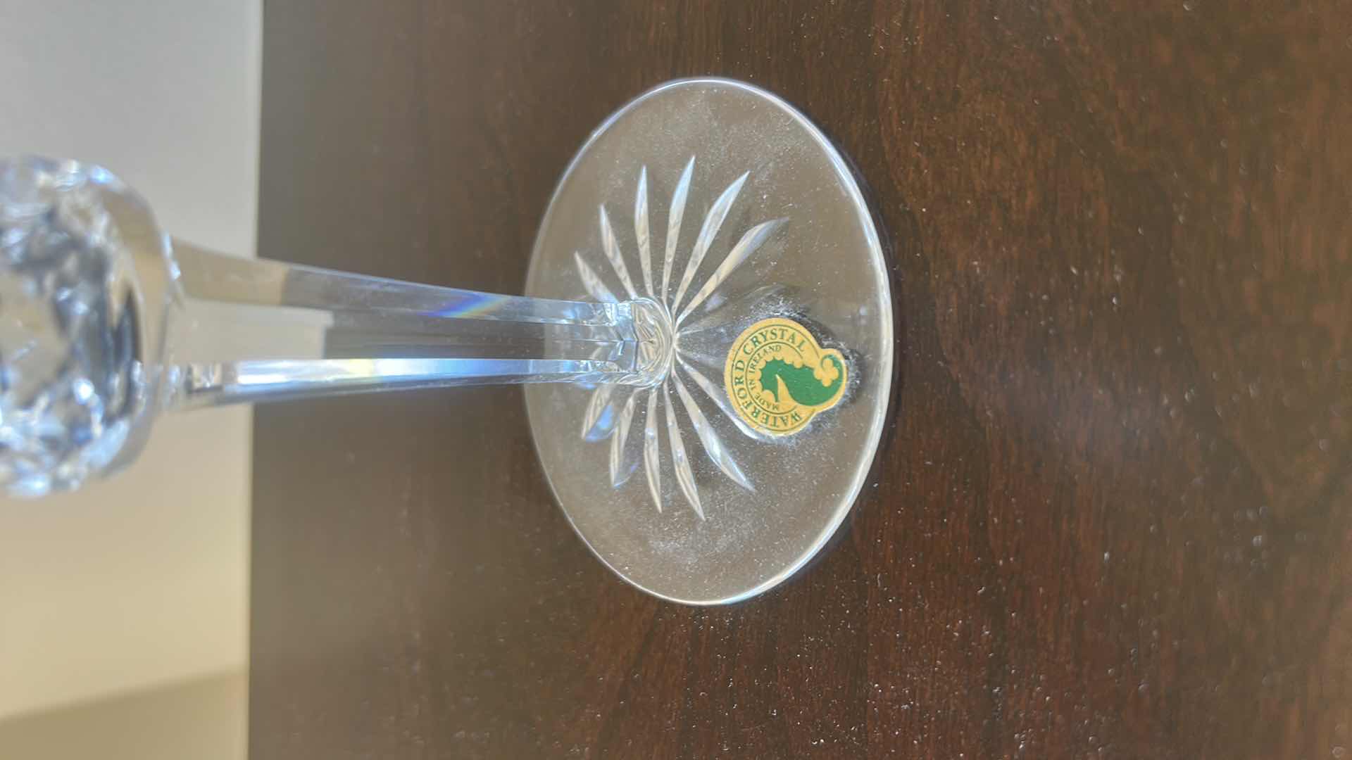 Photo 1 of 2 WATERFORD CRYSTAL LISMORE CANDLEHOLDERS H6”