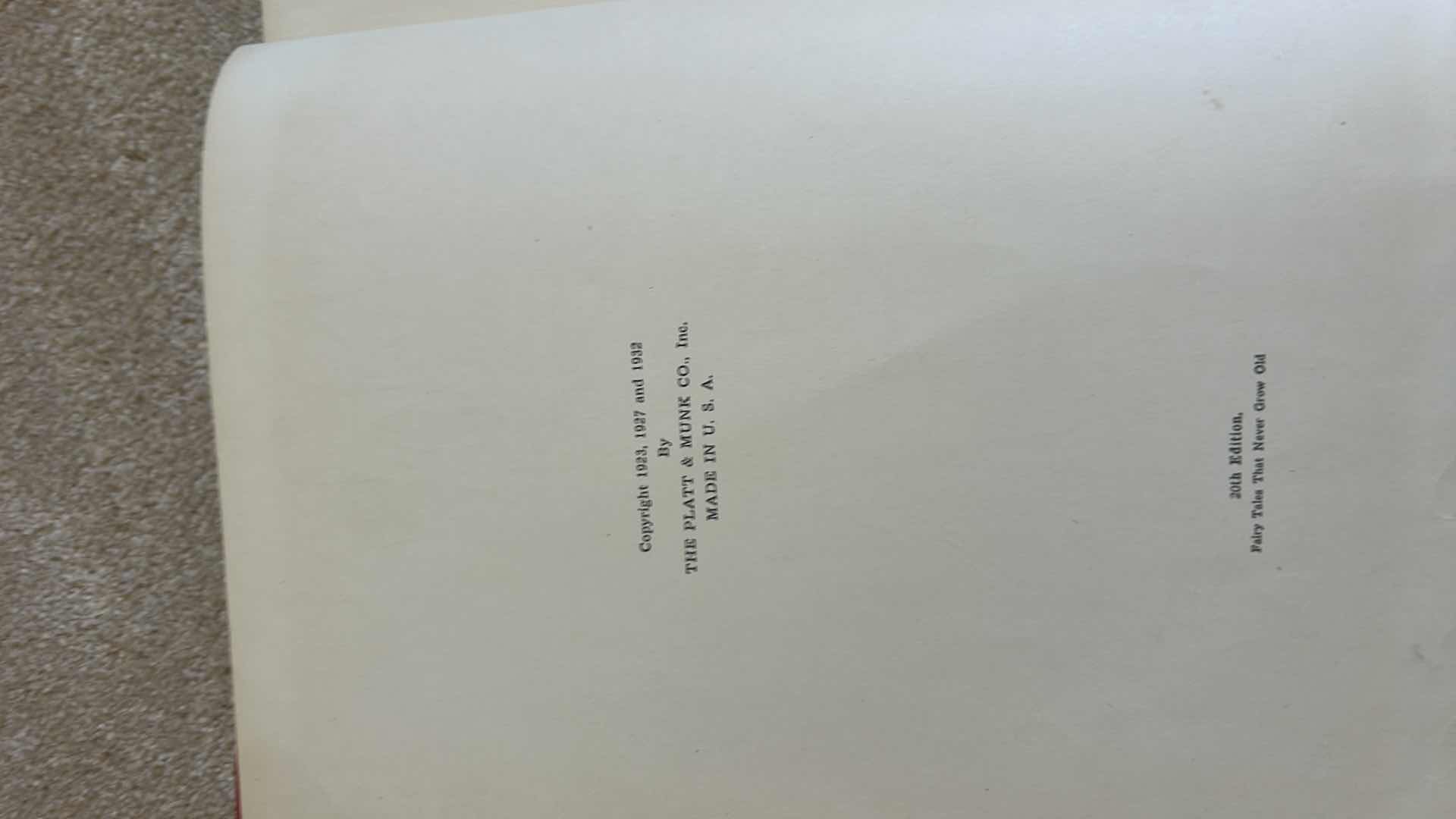 Photo 1 of 2 HARDCOVER COCKTAIL BOOKS-  RARE VINTAGE FAIRY TALES BOOK