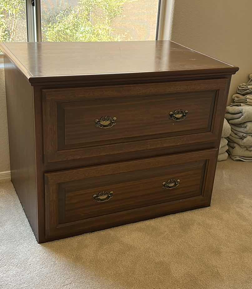 Photo 1 of WOOD FILE CABINET 37 1/2” x 25” x 30”