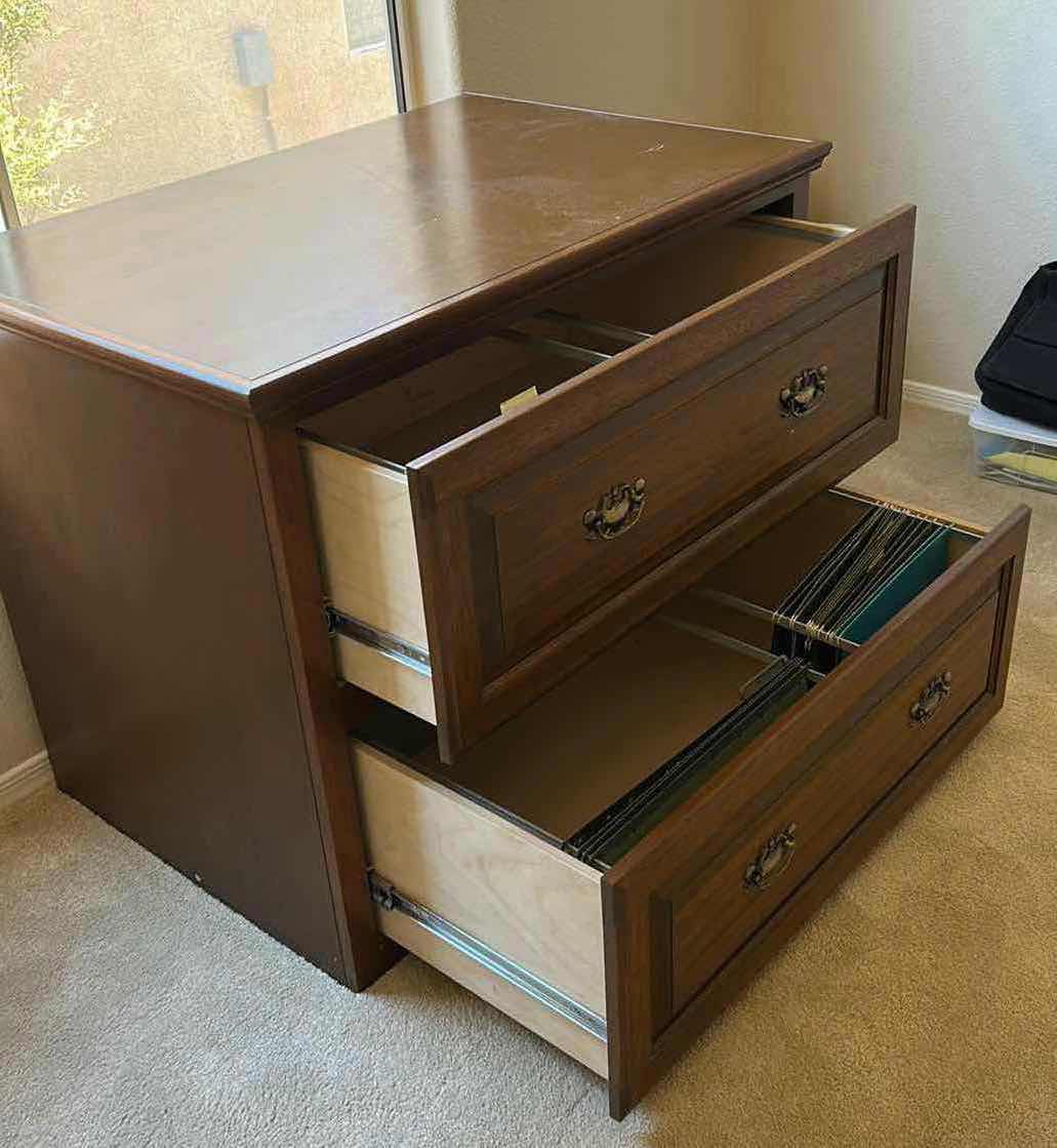 Photo 1 of WOOD FILE CABINET 37 1/2” x 25” x 30”