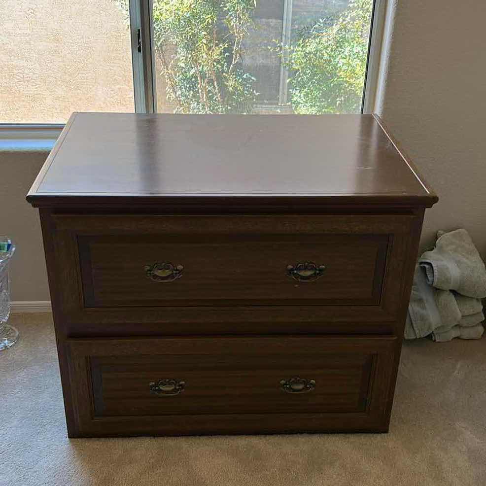 Photo 1 of WOOD FILE CABINET 37 1/2” x 25” x 30”