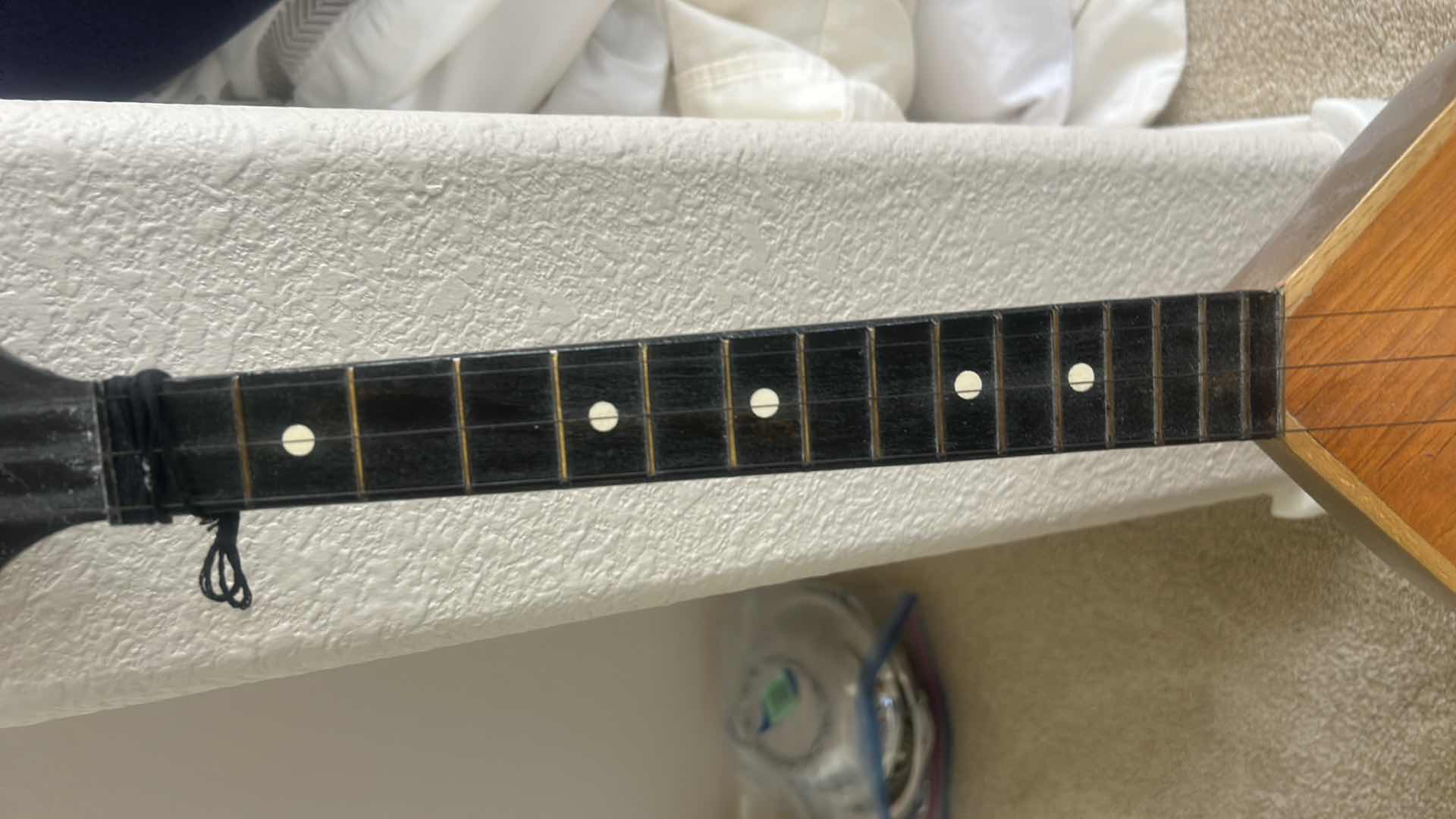 Photo 1 of BALALAIKA STRINGED INSTRUMENT FROM RUSSIA PURCHASED IN ST PETERSBURG IN 1972