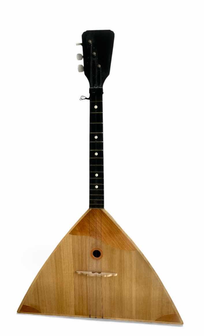 Photo 1 of BALALAIKA STRINGED INSTRUMENT FROM RUSSIA PURCHASED IN ST PETERSBURG IN 1972