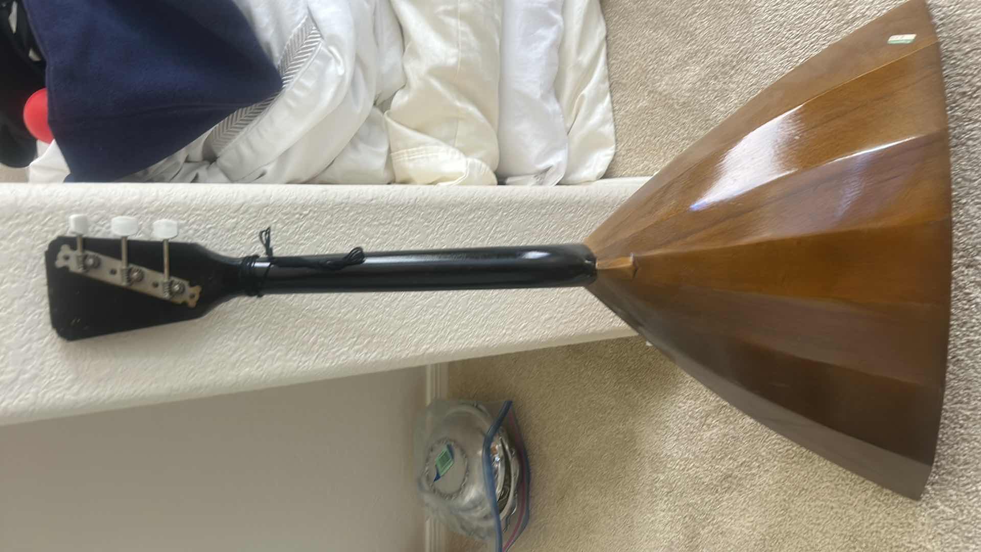 Photo 1 of BALALAIKA STRINGED INSTRUMENT FROM RUSSIA PURCHASED IN ST PETERSBURG IN 1972