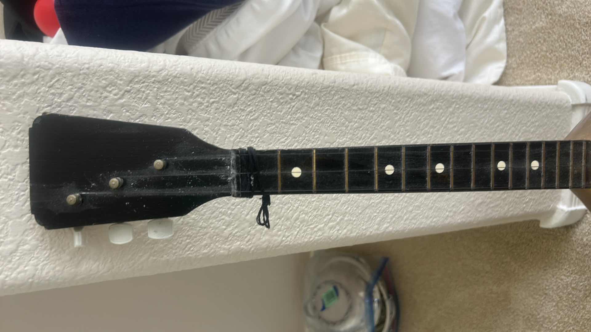 Photo 1 of BALALAIKA STRINGED INSTRUMENT FROM RUSSIA PURCHASED IN ST PETERSBURG IN 1972