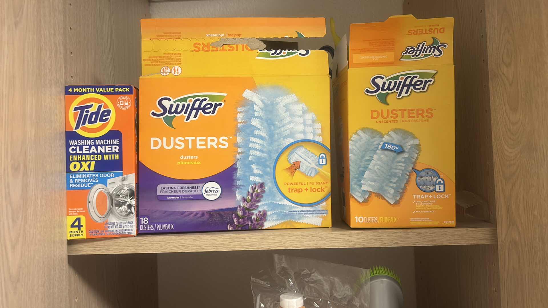 Photo 1 of CLEANING SUPPLIES IN CABINET