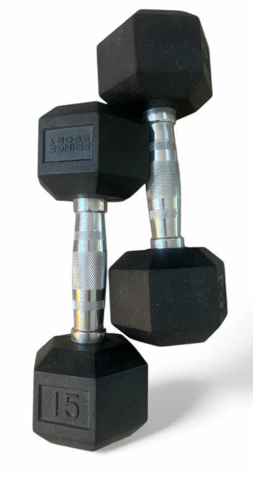 Photo 1 of 2 - 15lb HAND WEIGHTS