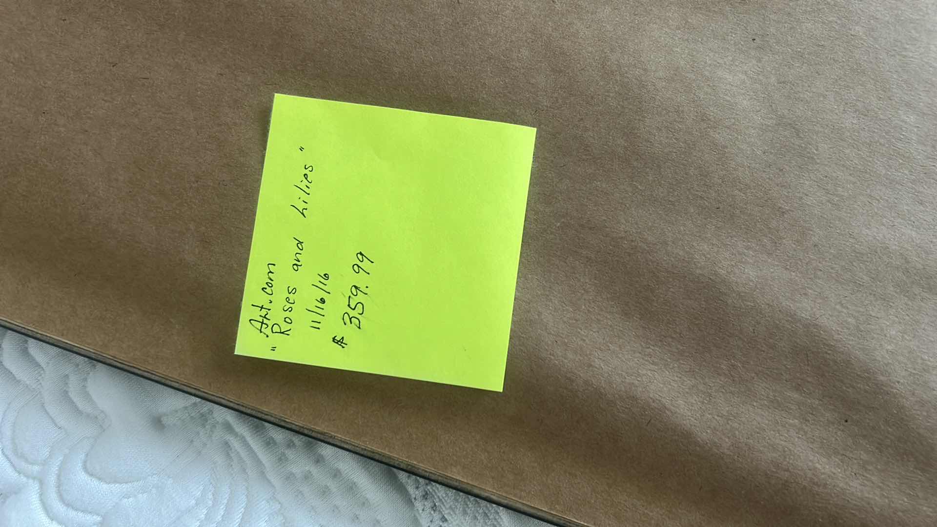 Photo 1 of SILVER FRAMED STILL LIFE FLORAL  “ROSES AND LILIES” SIGNED  ARTWORK $359 25” x H31”