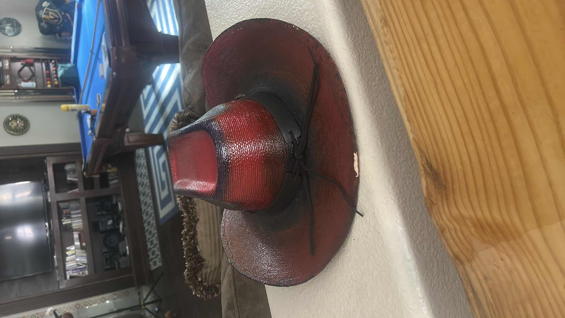 Photo 1 of HAND PAINTED CUSTOM STETSON USMC DEVIL DOG SIZE 7 1/8”