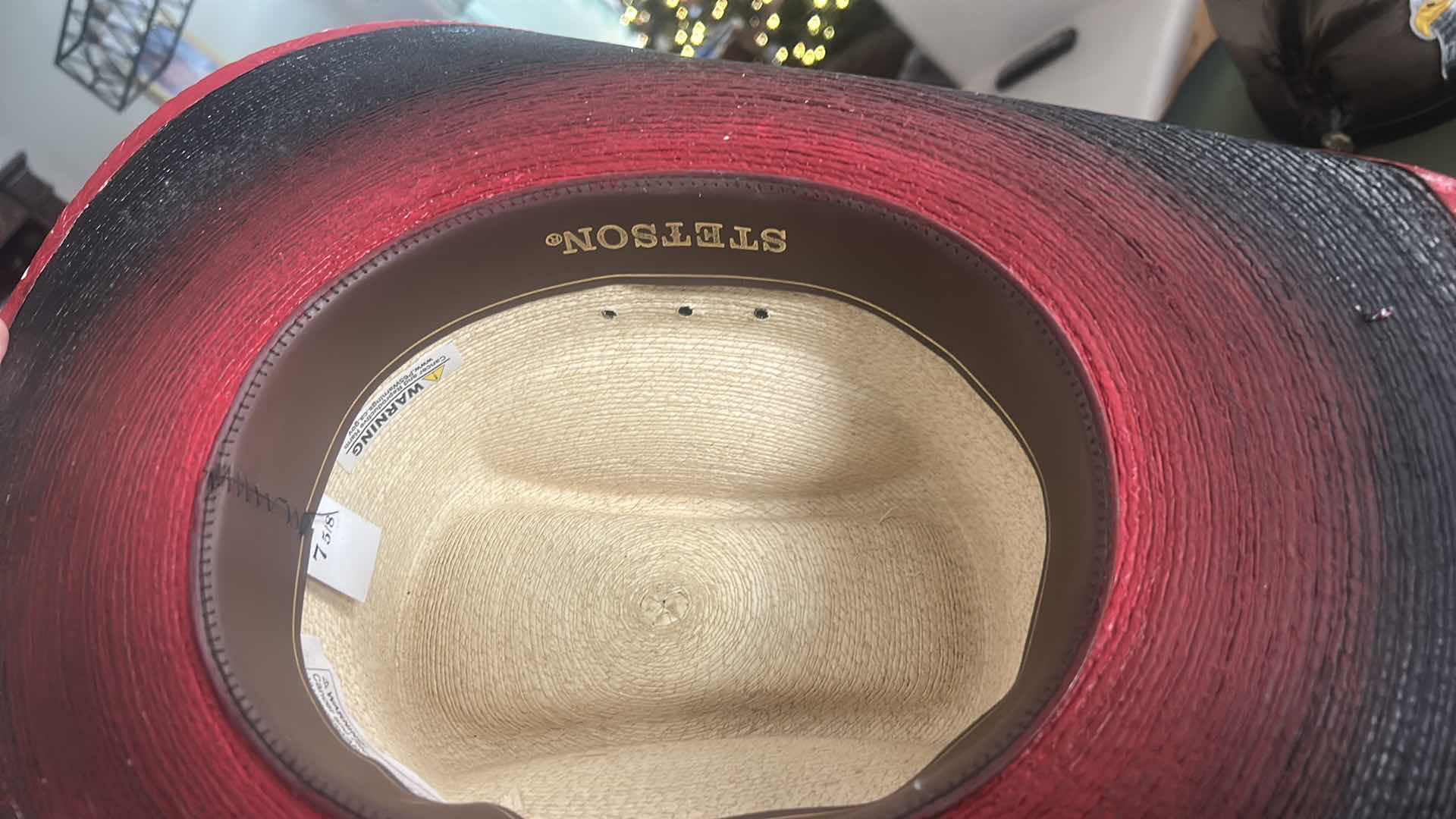 Photo 1 of CUSTOM HAND PAINTED STETSON 7 5/8”