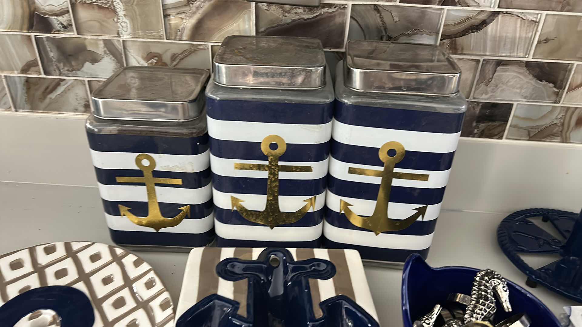 Photo 1 of ANCHOR MOTIF KITCHENWARE