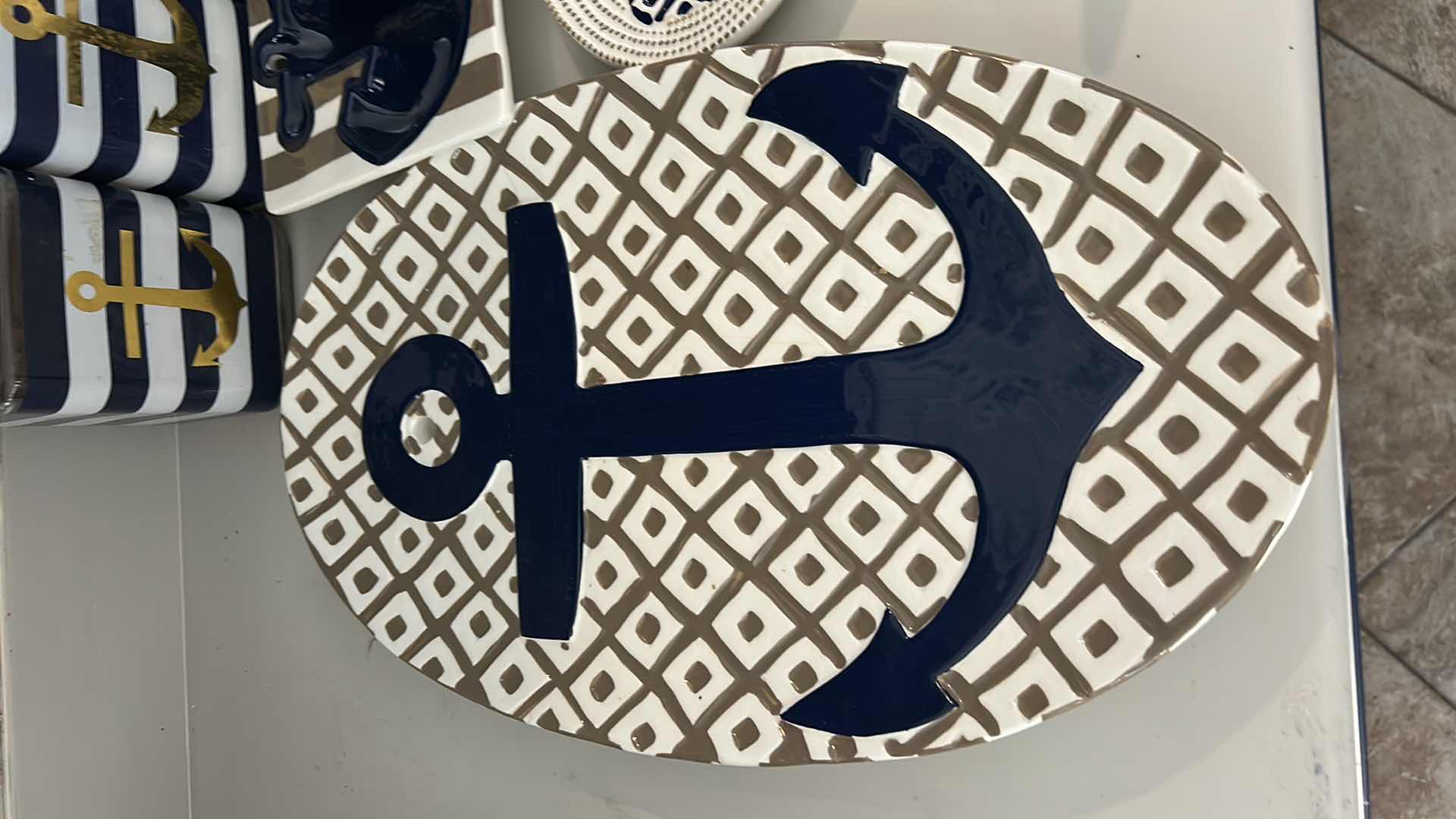 Photo 1 of ANCHOR MOTIF KITCHENWARE