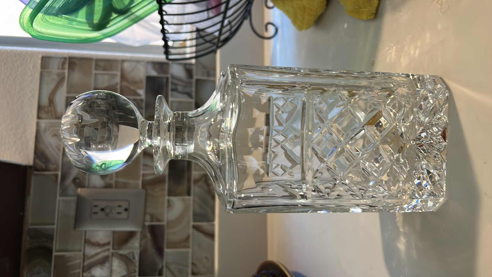 Photo 3 of  CUT CRYSTAL DECANTER