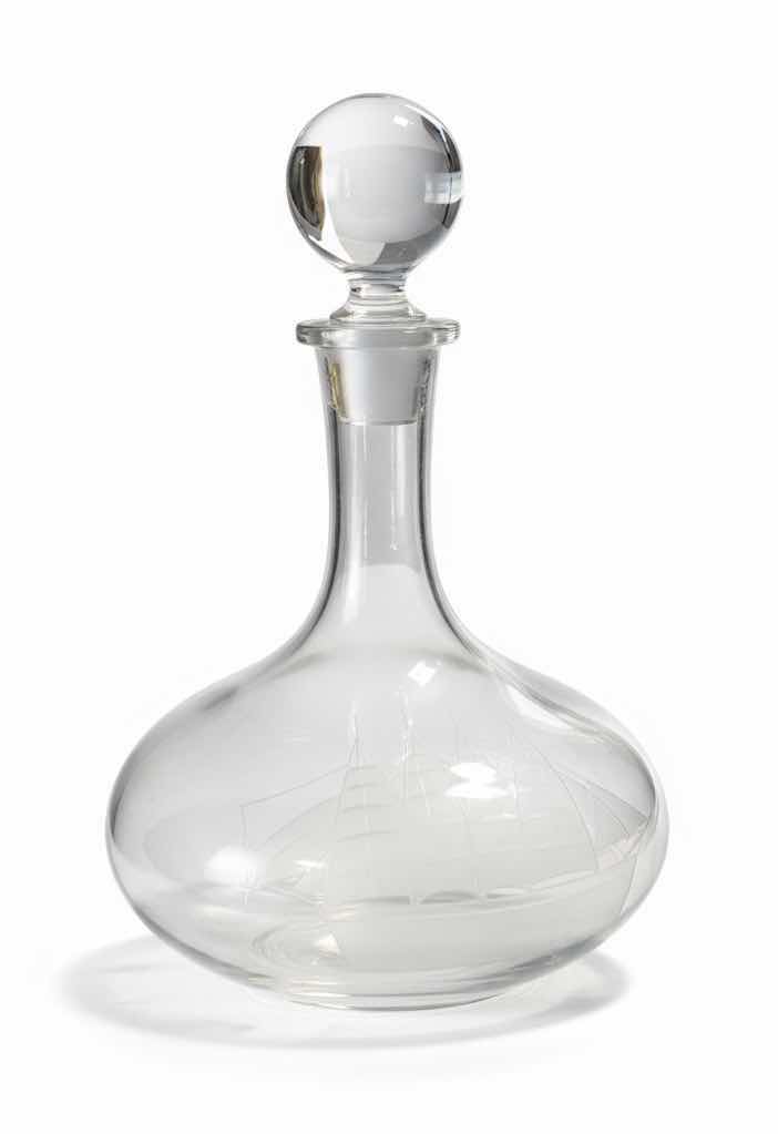 Photo 1 of ETCHED SHIP DECANTER