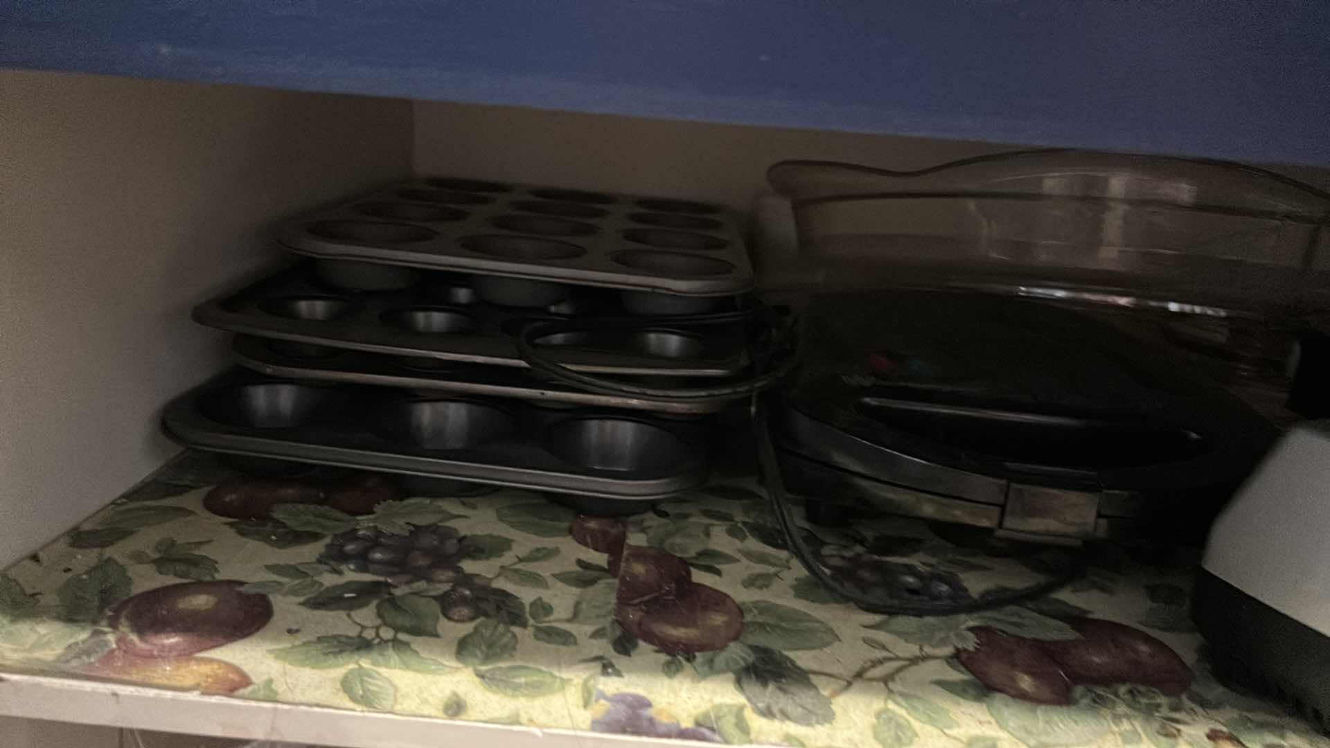 Photo 1 of CONTENTS OF CABINET IN KITCHEN