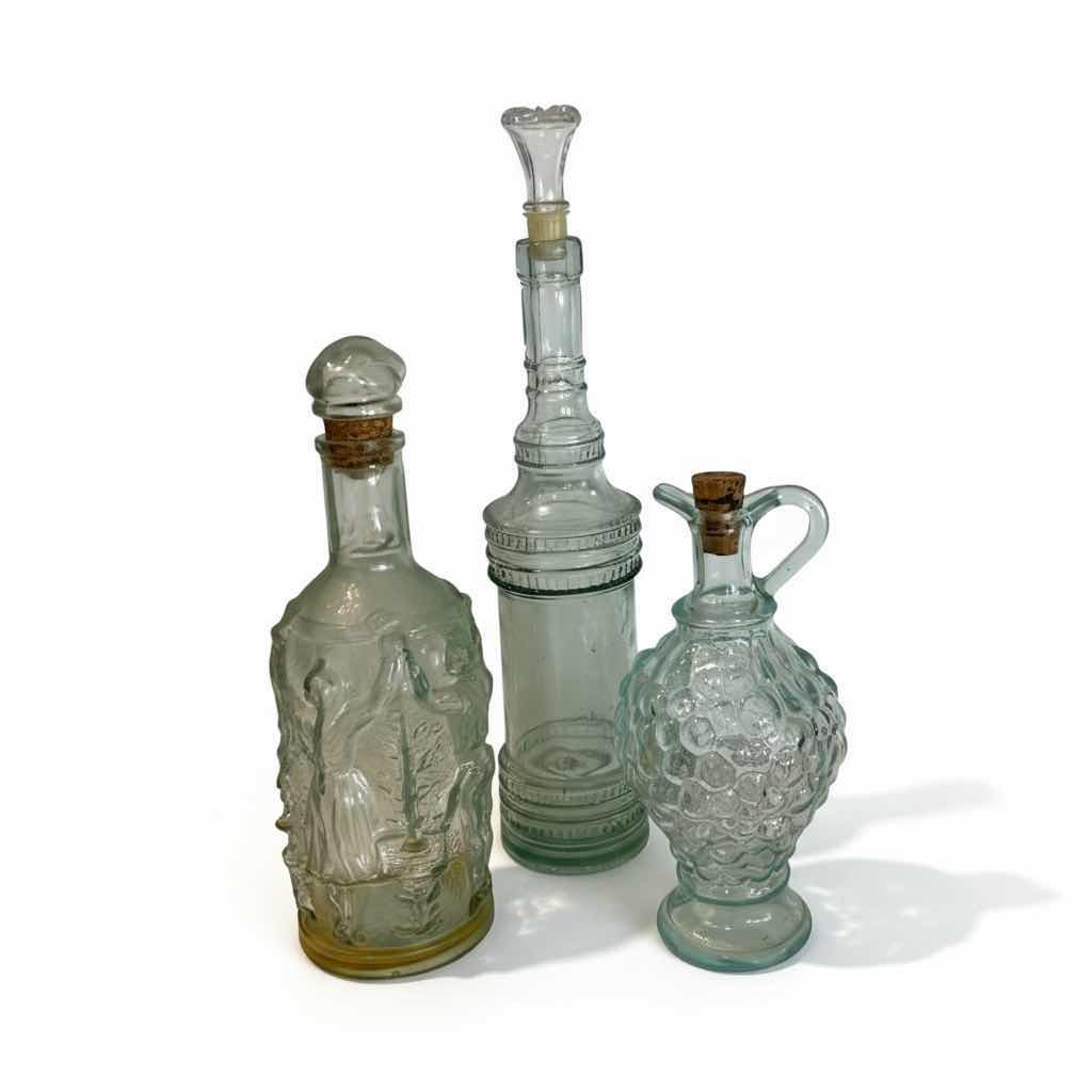 Photo 1 of 3 VINTAGE BOTTLES (TALLEST H14.5”)