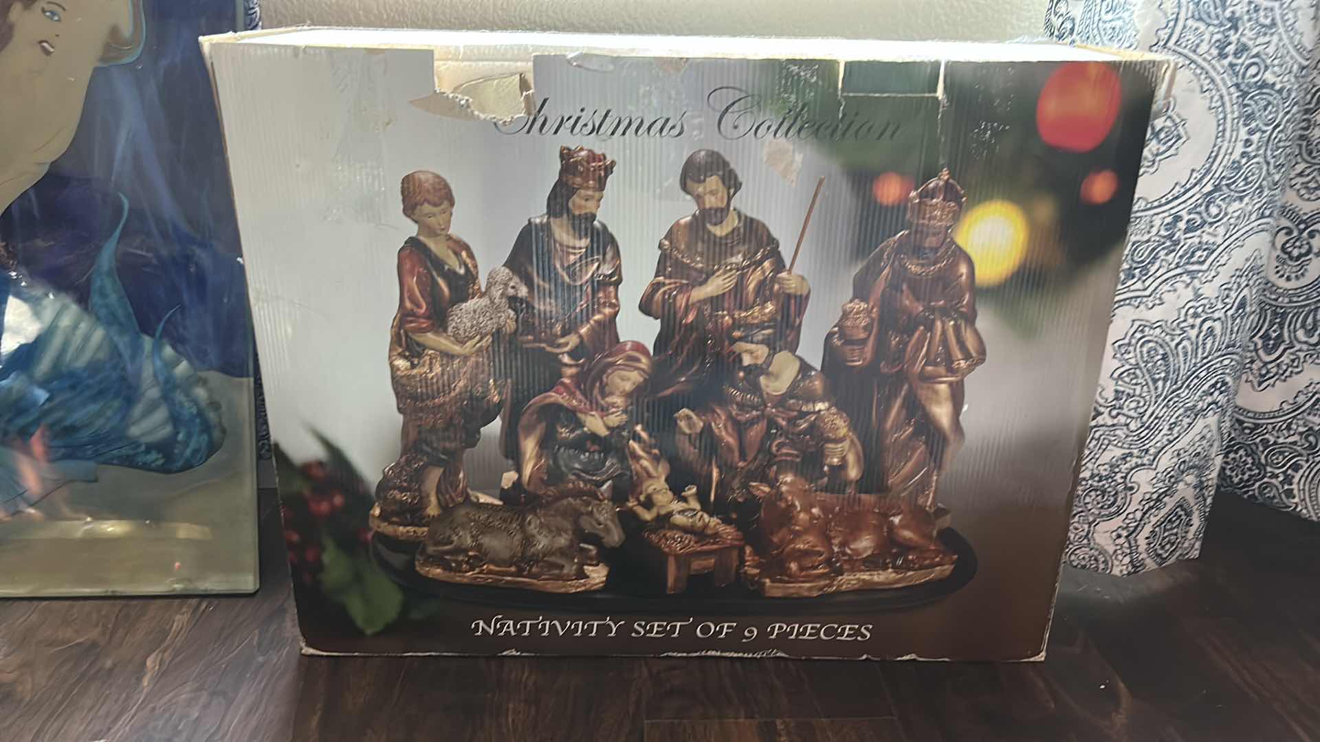 Photo 1 of CHRISTMAS CERAMIC NATIVITY SET