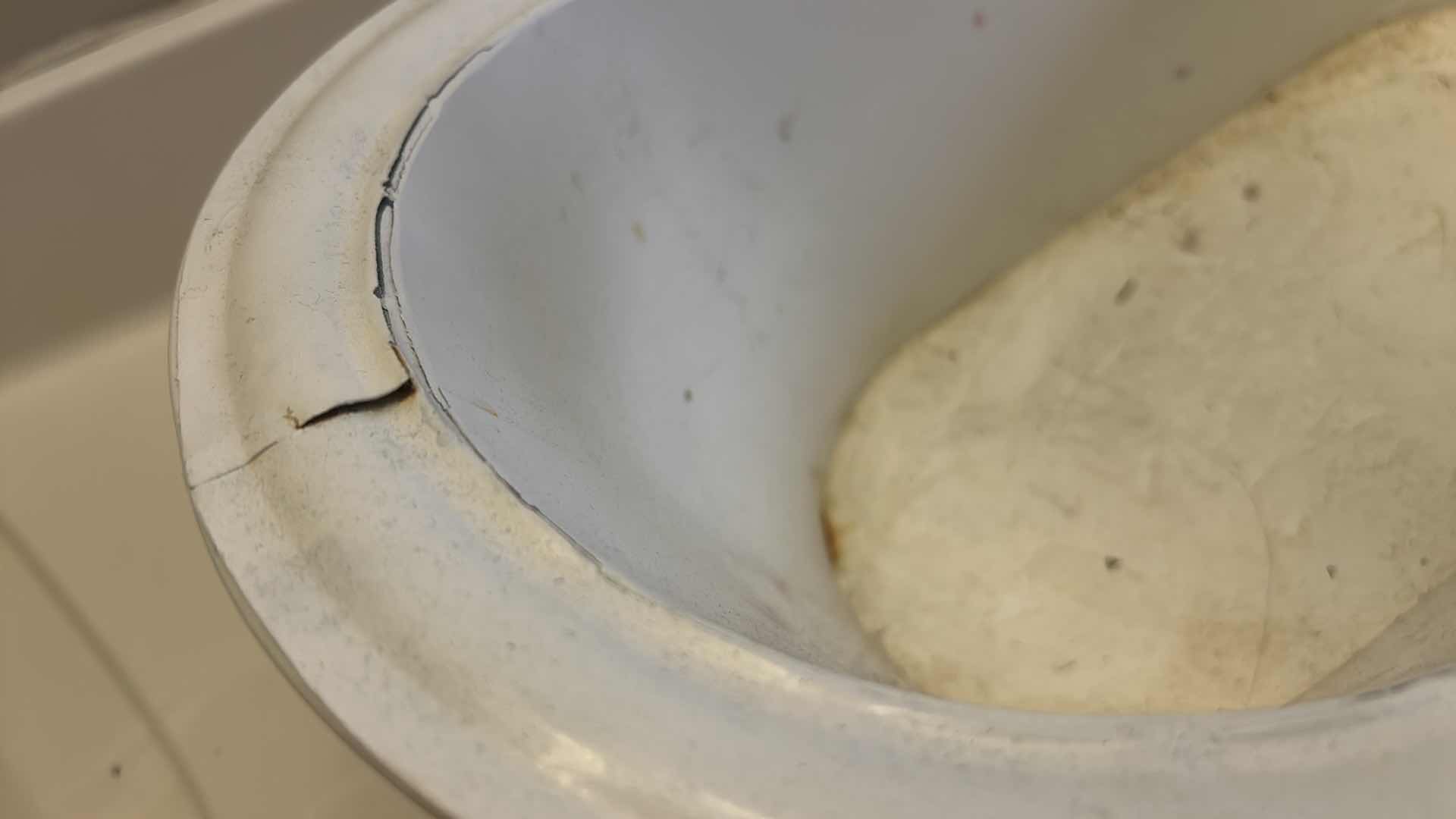 Photo 1 of OLD FASHION METAL FOOTED TUB 18“ x 10“ x H 7 1/2“ & BODY SOAP