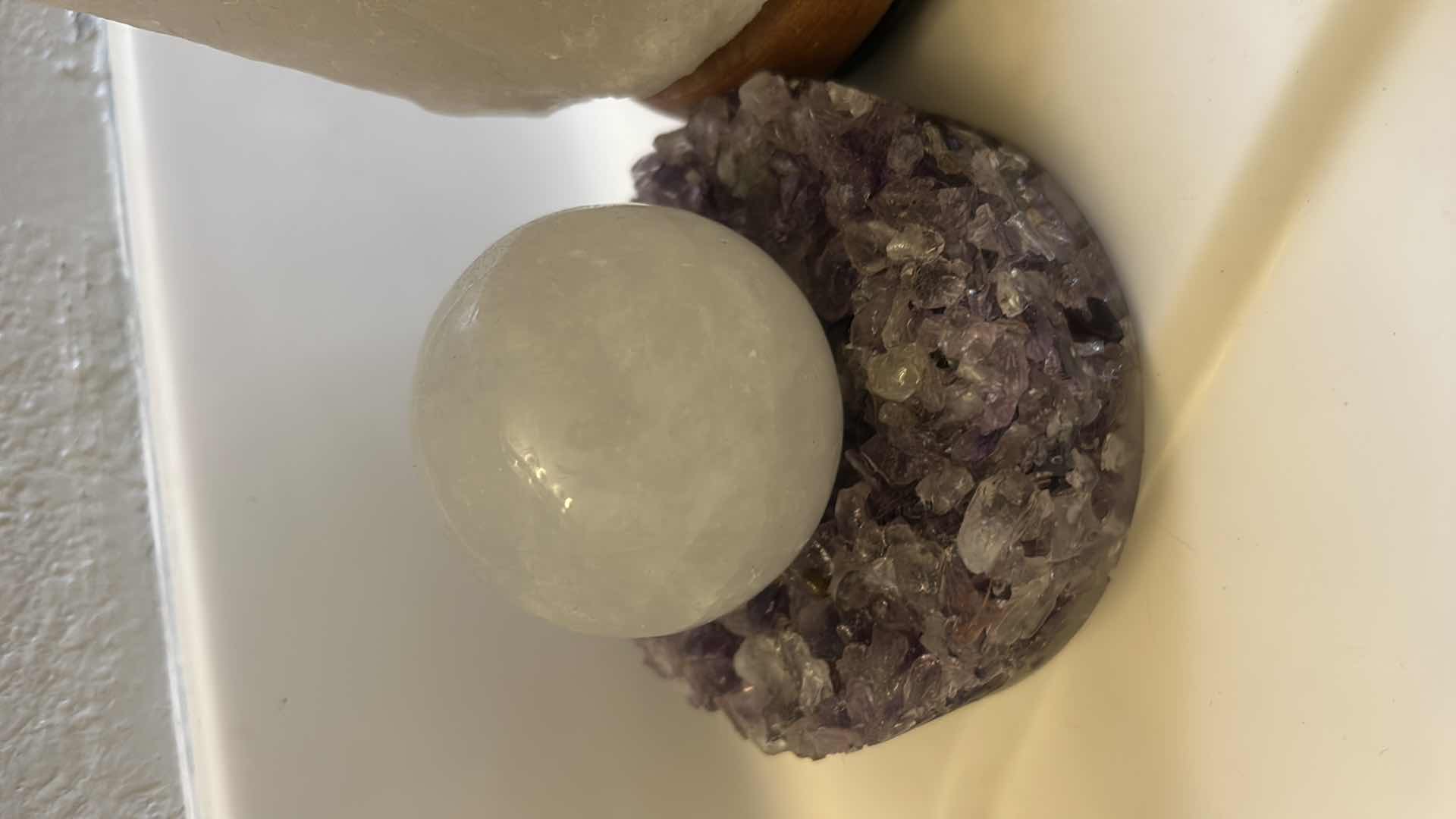 Photo 1 of CRYSTALS AND HIMALAYAN SALT LAMP H9”