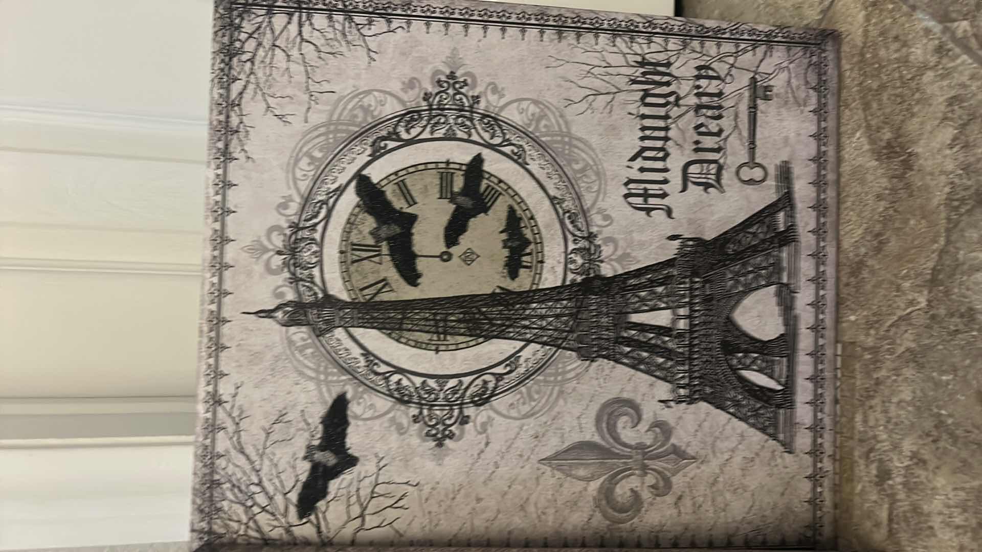 Photo 4 of 3 HEATHER MYERS STRETCHED CANVAS HALLOWEEN ARTWORK 16” x H18”