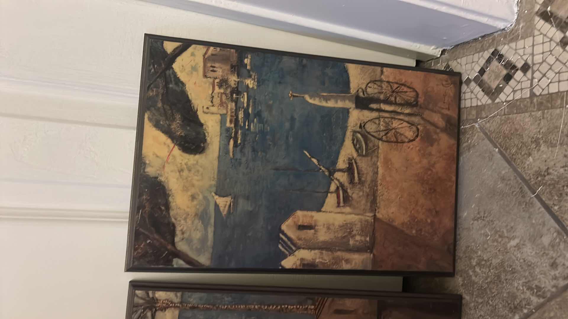 Photo 4 of 2 WOOD WALL PLAQUES ARTWORK PIECES 10” X 15”