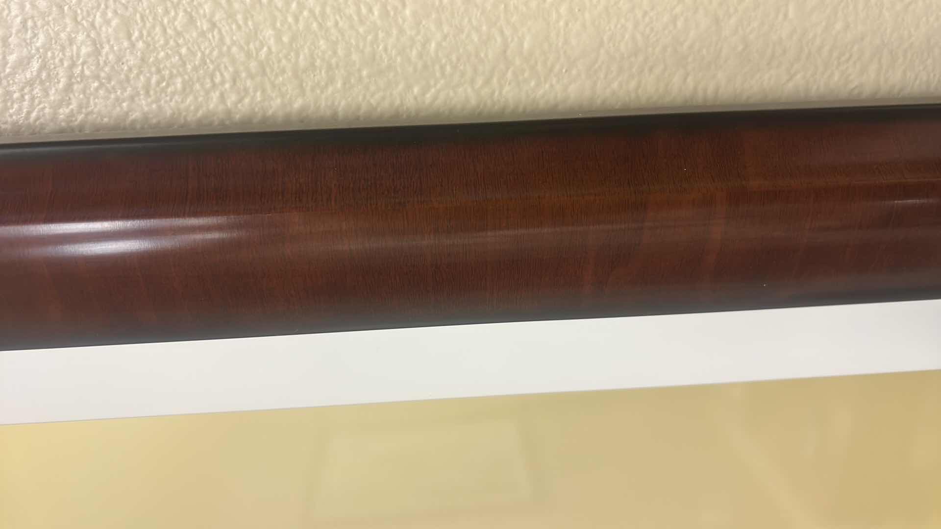 Photo 1 of WOOD FRAMED SHADES OF YELLOW ARTWORK 29 1/2“ X H39“