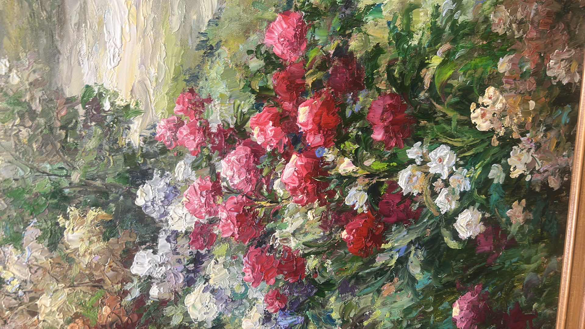 Photo 1 of WOOD FRAMED, OIL/ACRYLIC ON CANVAS, LANDSCAPE ARTWORK 44“ x H56 1/2“