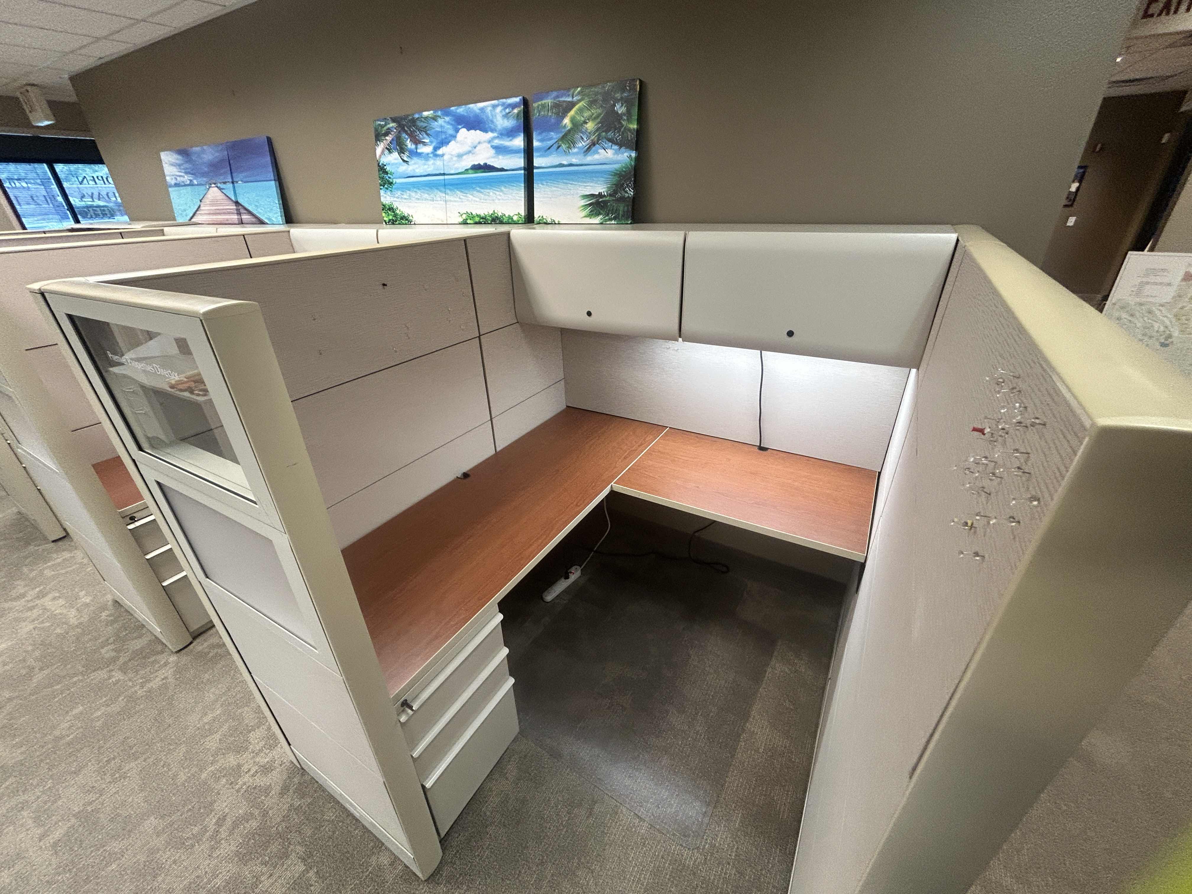 Photo 1 of WORK STATION CUBICLE 5’6” X 5’3” X H64.5”