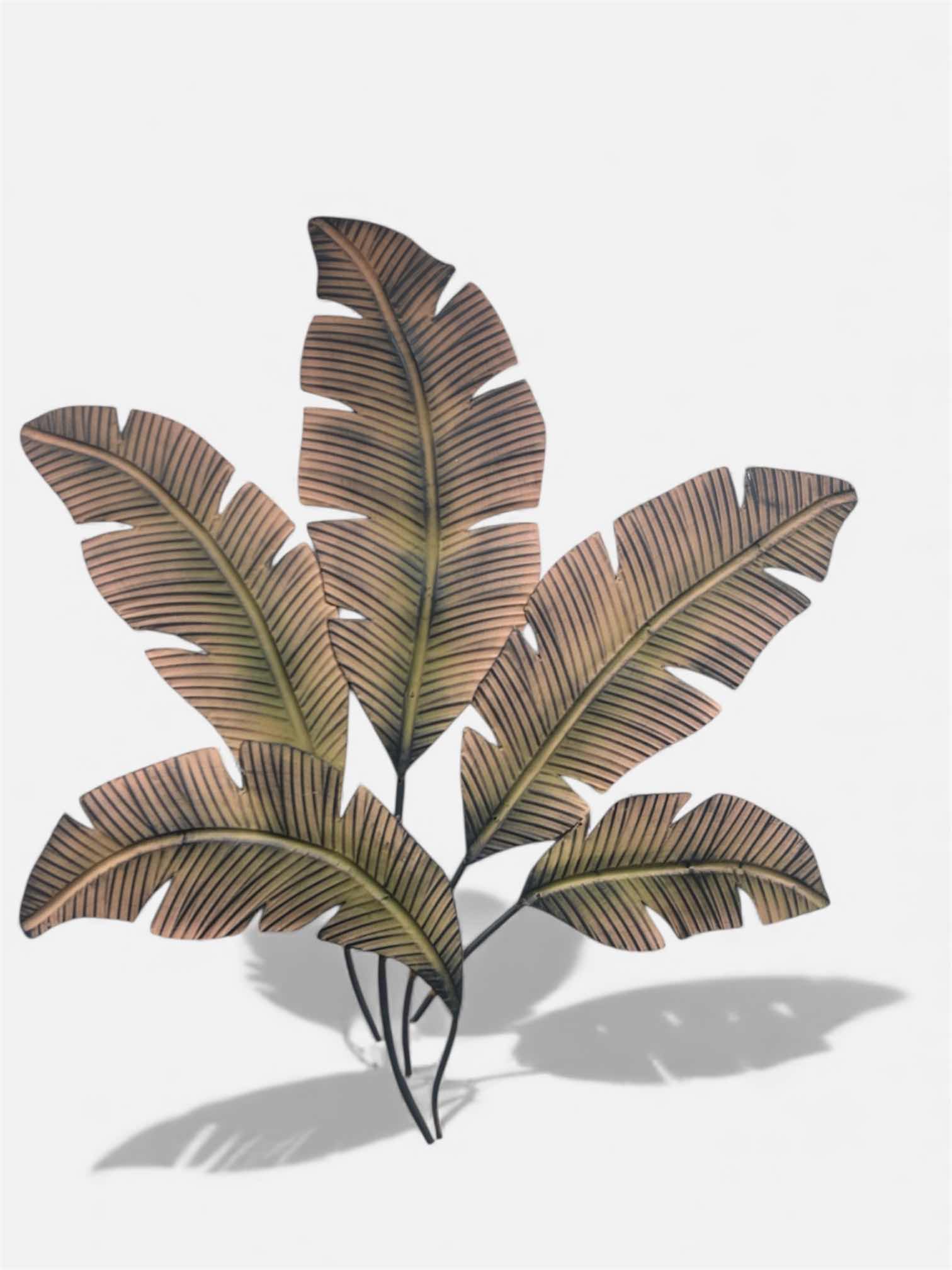 Photo 1 of METAL PALM TREE LEAVES WALL DECOR 34“ x H35“