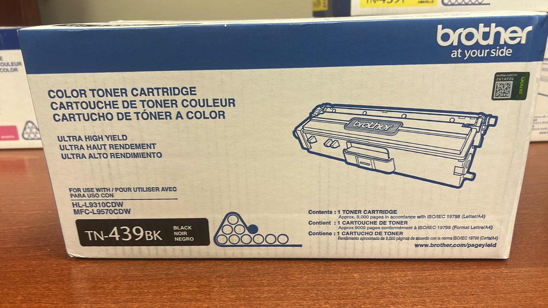 Photo 1 of BROTHER COLOR TONER CARTRIDGE TN-439BK