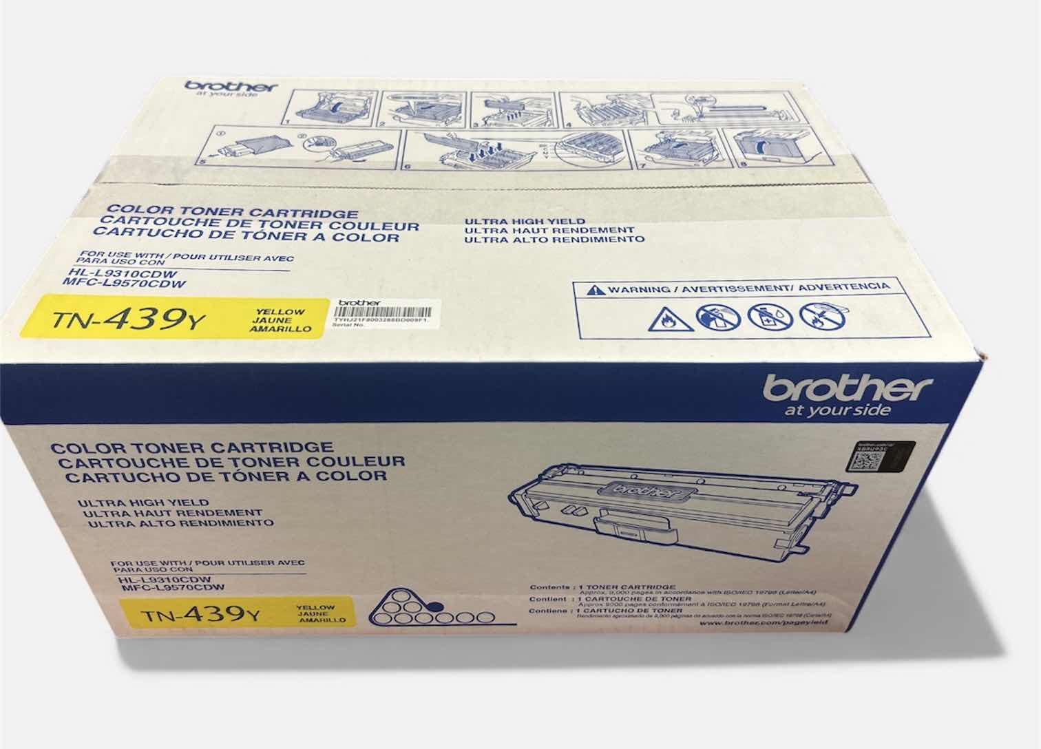 Photo 1 of BROTHER COLOR TONER CARTRIDGE TN-439Y