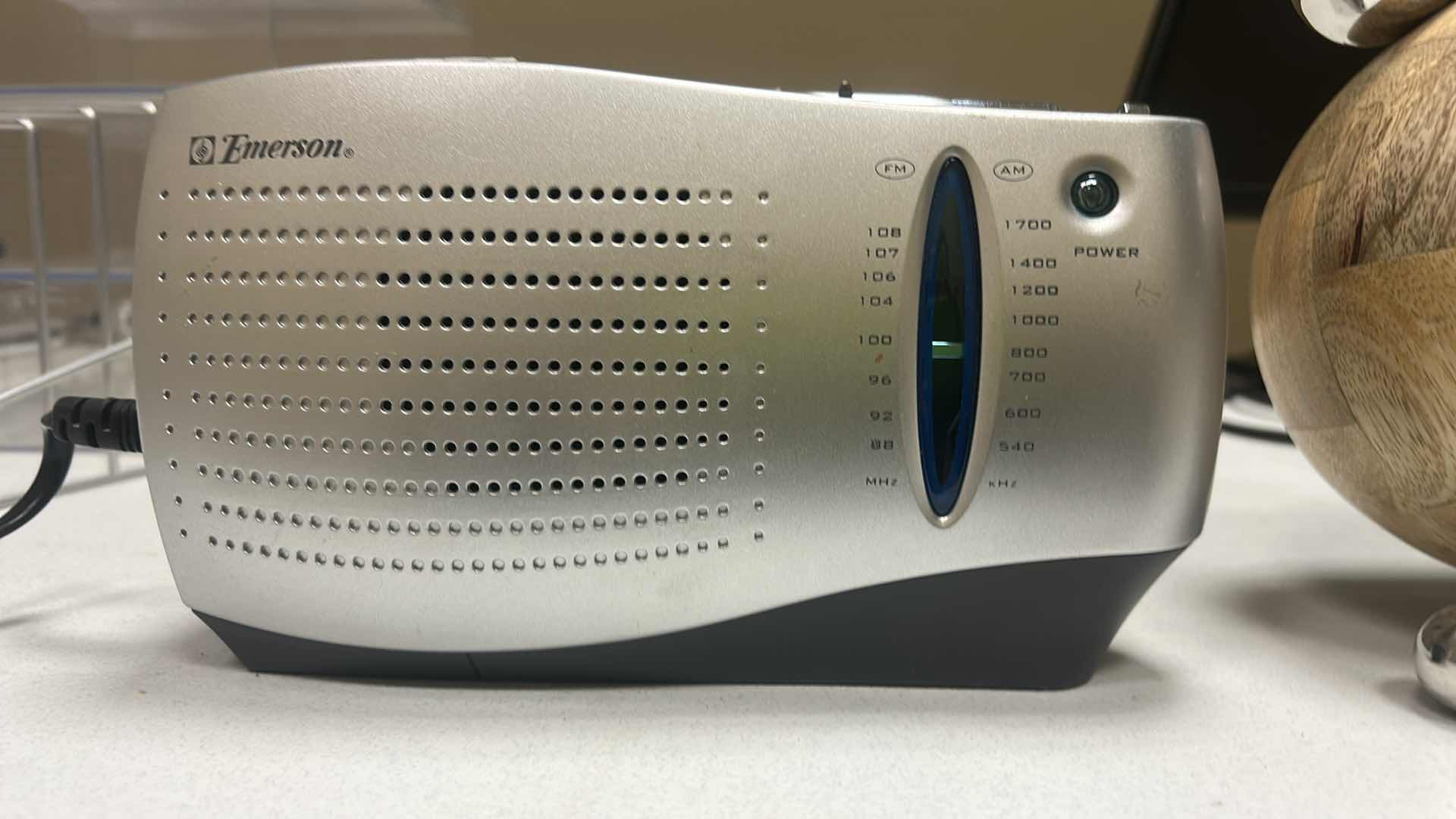 Photo 1 of EMERSON AM FM RADIO AND HERCULES LONDON CLOCK