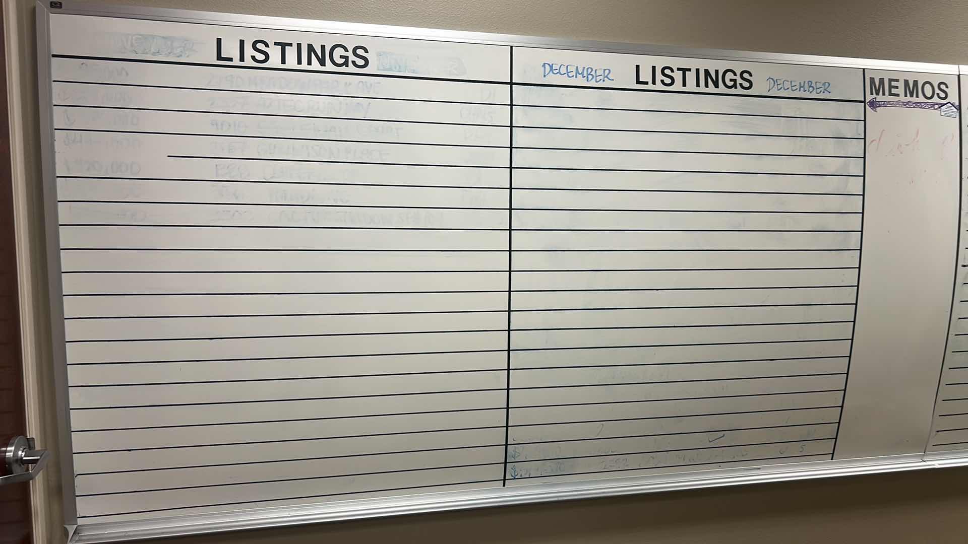 Photo 1 of VERY LARGE WALL MOUNTED WHITE BOARD 8‘ x 4‘