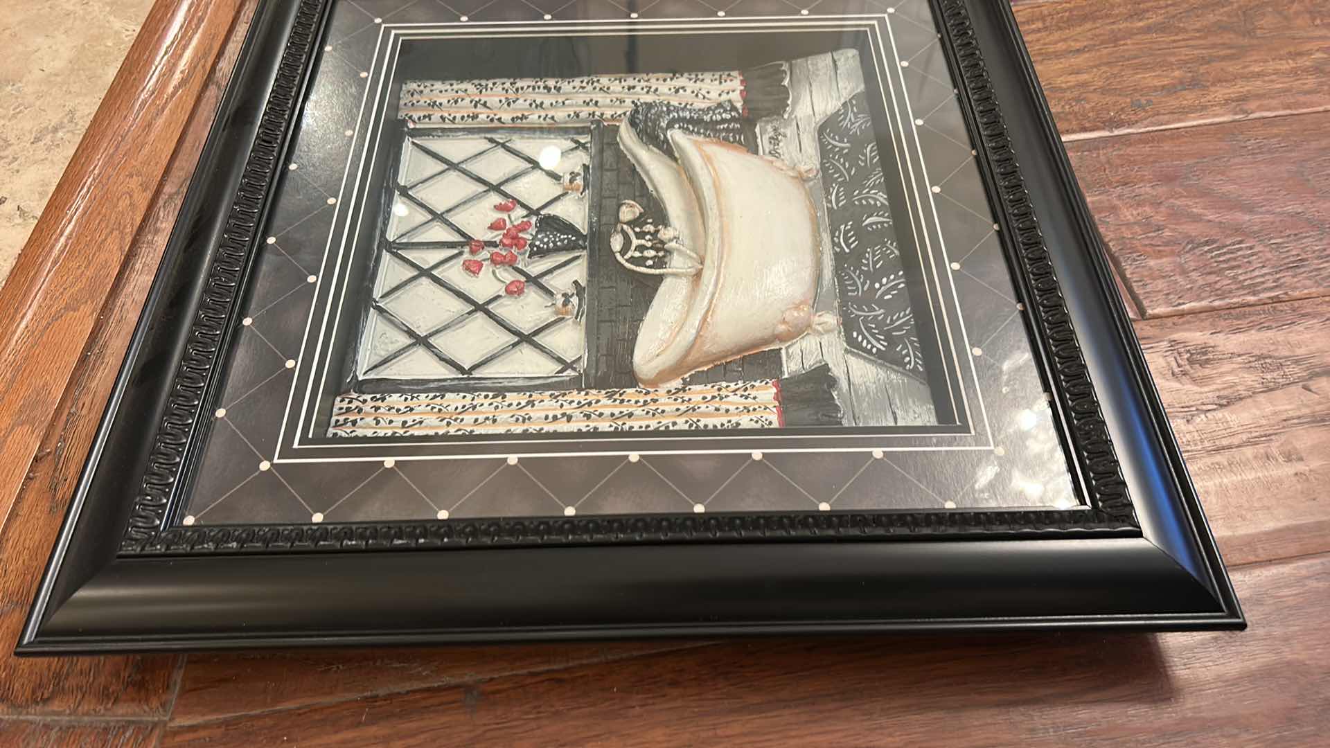 Photo 1 of 2 SHADOW BOXES, BATHROOM SCENE ARTWORK 17 1/2” x H17 1/2”