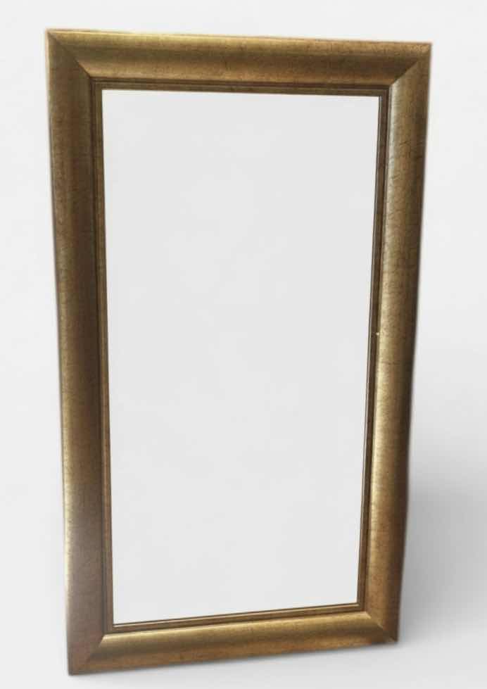 Photo 1 of FRAMED UTTERMOST WALL MIRROR W GOLD-TONE ACCENTS 26 1/2" x 47"