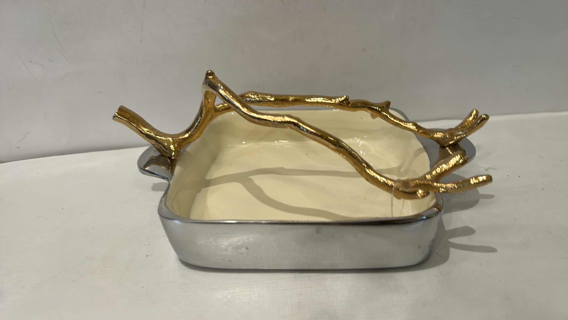 Photo 1 of BRANCH METAL SQUARE SERVING TRAY 8”