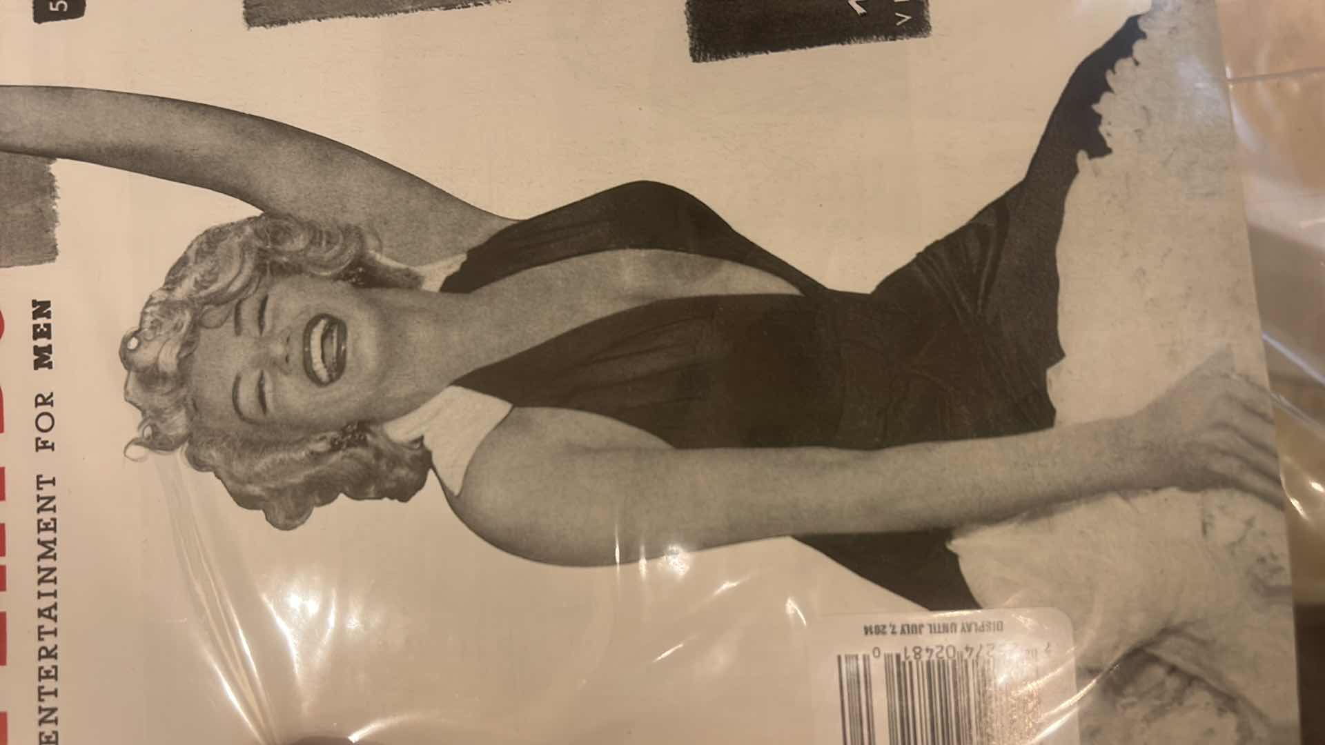 Photo 1 of RARE COLLECTOR’S EDITION - PLAYBOY’S FIRST ISSUE REPRINT WITH MARILYN MONROE IN WHAT APPEARS TO BE PRISTINE CONDITION IN SEALED CELLOPHANE.