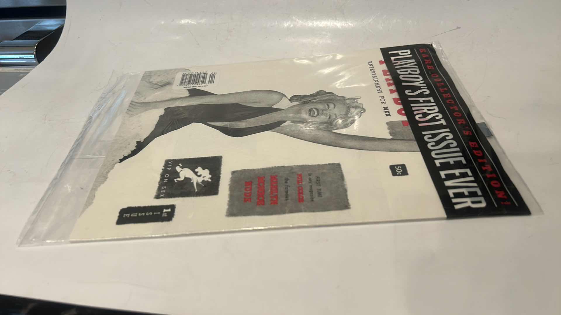 Photo 1 of RARE COLLECTOR’S EDITION - PLAYBOY’S FIRST ISSUE REPRINT WITH MARILYN MONROE IN WHAT APPEARS TO BE PRISTINE CONDITION IN SEALED CELLOPHANE.