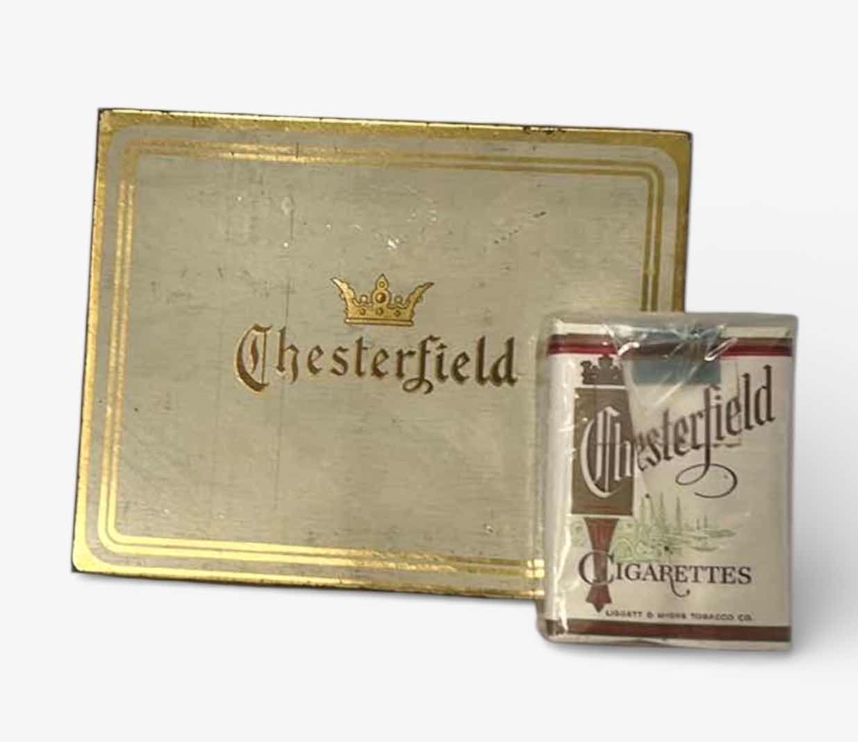 Photo 1 of 2 VINTAGE CHESTERFIELD CIGARETTE ITEMS