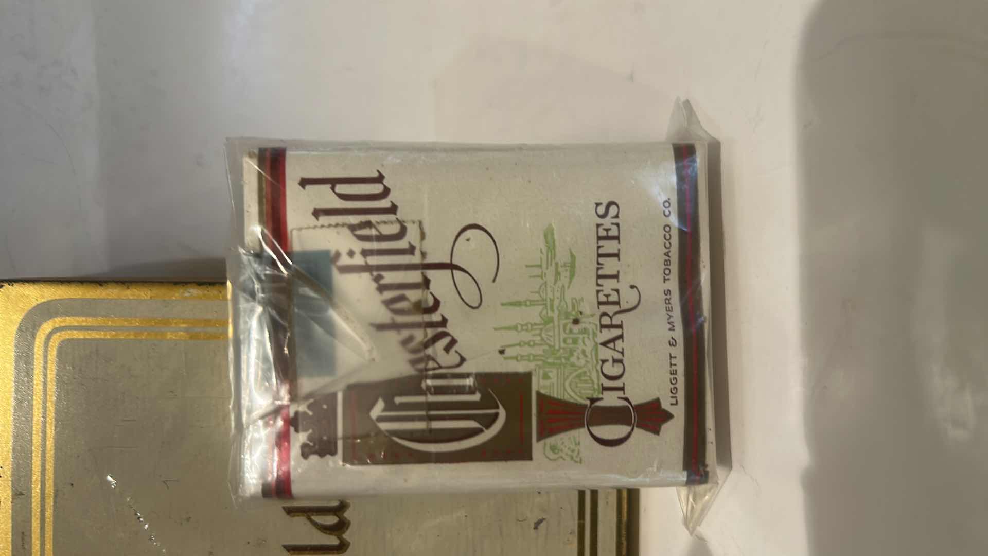 Photo 1 of 2 VINTAGE CHESTERFIELD CIGARETTE ITEMS