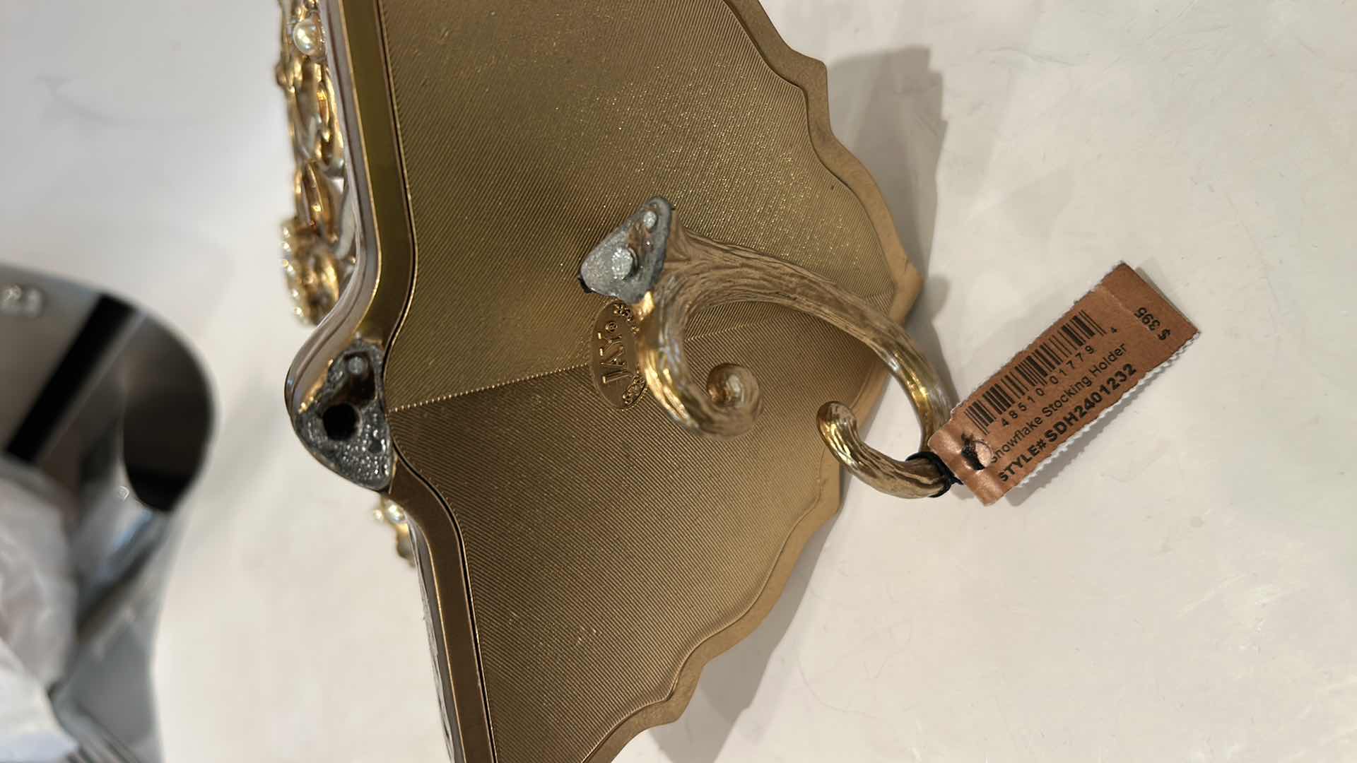 Photo 1 of JAY STRONGEWATER COLLECTIBLES- STOCKING HOLDER H10.5”