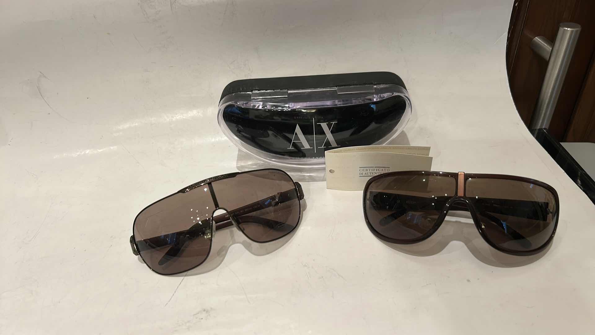 Photo 1 of ARMANI EXCHANGE SUNGLASSES, GUESS SUNGLASSES