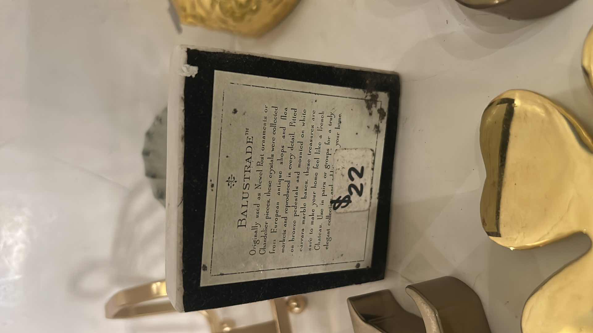 Photo 1 of 6-GOLD AND SILVER TONE HOME DECOR ITEMS