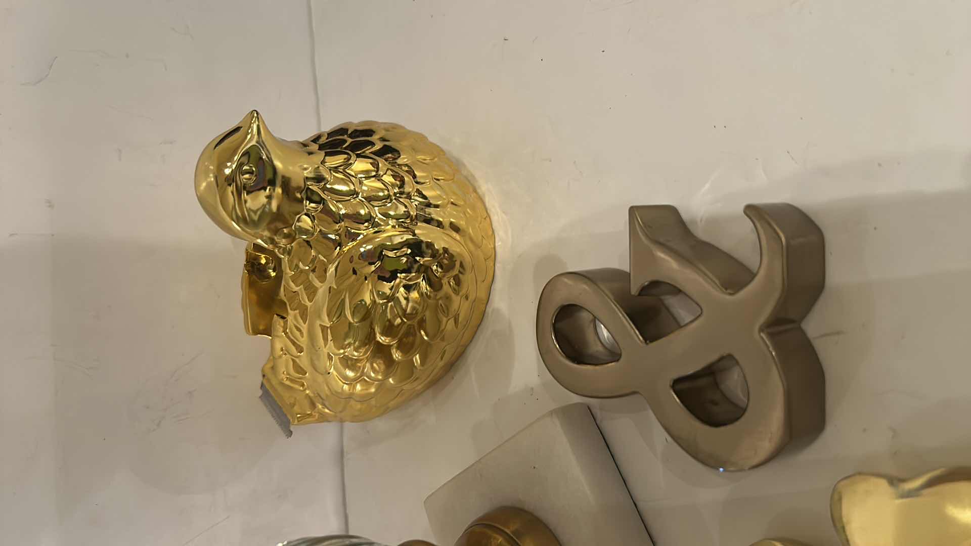 Photo 1 of 6-GOLD AND SILVER TONE HOME DECOR ITEMS