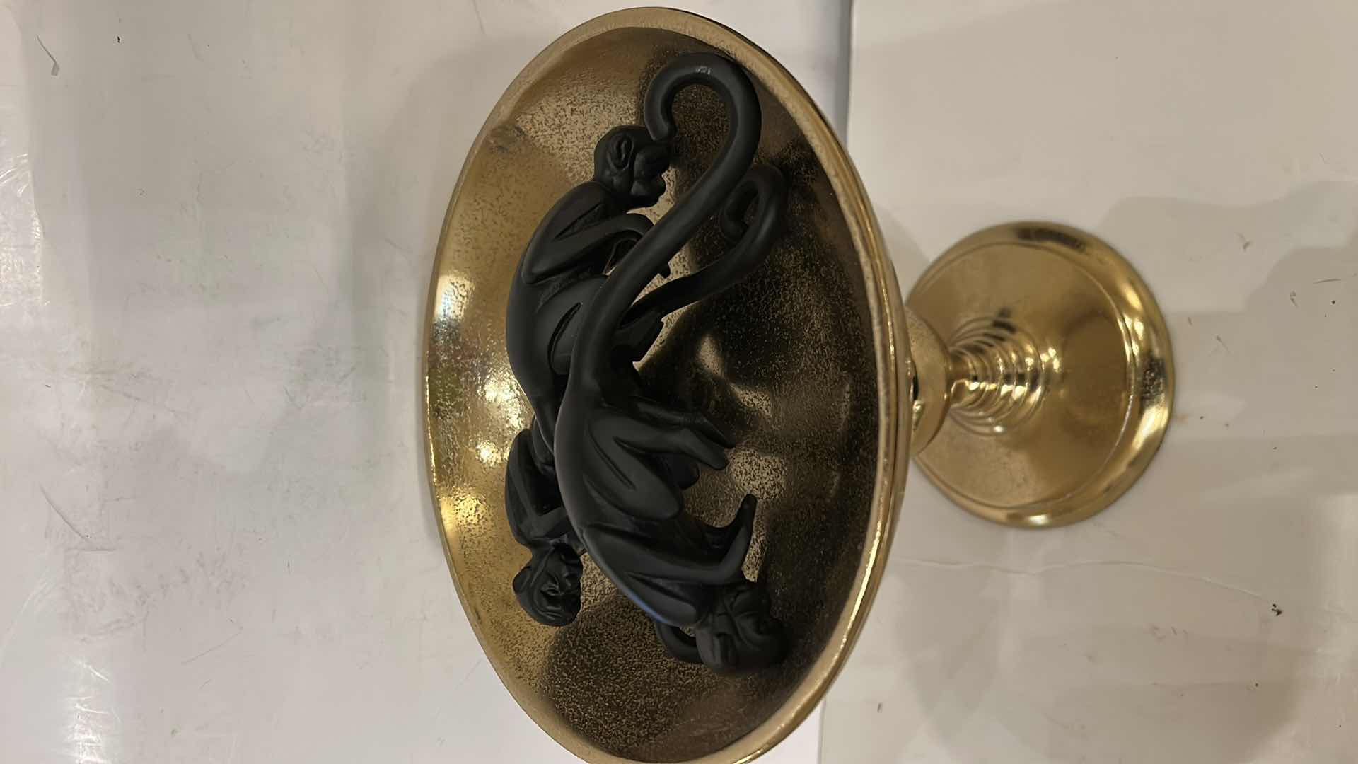 Photo 1 of ANTIQUE MONKEY JARDINIERE  H91/4”